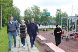Министр спорта Архангельской области Андрей Щелоков посетил с рабочим визитом Мезенский округ